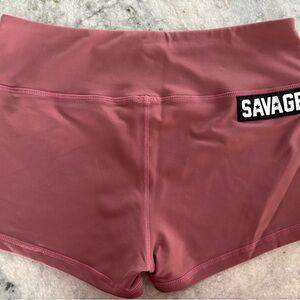 Savage Barbell Women's Mauve Athletic Shorts